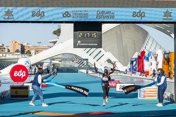Peres Jepchirchir victorious at the Valencia Marathon (Organisers)