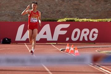 Wang Zhen on his way to winning the men's 20km at the IAAF World Race Walking Team Championships Rome 2016 (Getty Images)