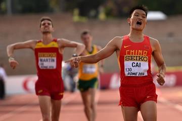Cai Zelin finishes second in the men's 20km at the IAAF World Race Walking Team Championships Rome 2016 (Getty Images)