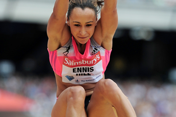Jessica Ennis-Hill at the IAAF Diamond League meeting in London (Getty Images)