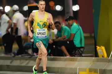 Australia's Julian Spence in the marathon at the IAAF World Athletics Championships Doha 2019 (Matthew Quine)