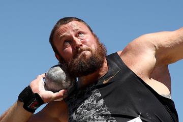 New Zealand's Tom Walsh in action in the shot put (Getty Images)