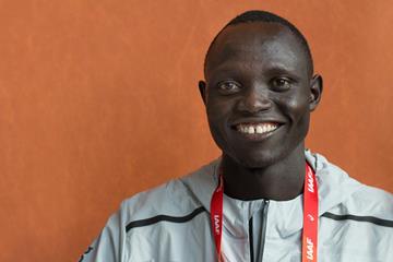 Athlete Refugee Team member Paulo Amotun Lokoro in Valencia (Bob Ramsak)