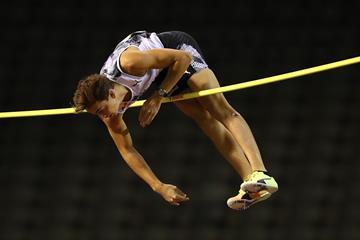Mondo Duplantis in action at the Diamond League meeting in Brussels (Getty Images)