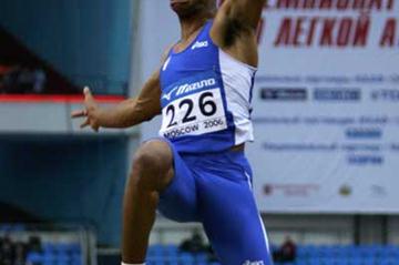 Andrew Howe of Italy during the men's Long Jump qualification (Getty Images)