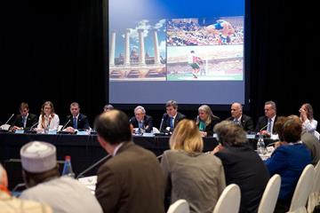 The Barcelona 2019 IAAF World Championships bid presentation (Jon Mulkeen / IAAF)