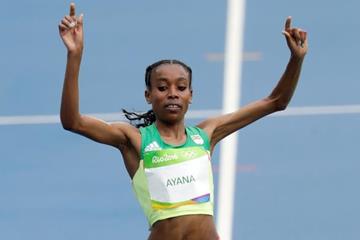 Almaz Ayana in the 10,000m at the Rio 2016 Olympic Games (Getty Images)