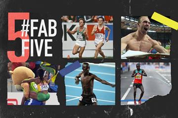 Fab five: celebrations at the World Championships (Getty Images)