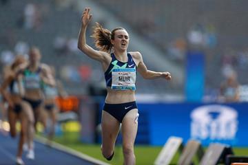 Another 1500m world lead for Laura Muir in Berlin (AFP/Getty Images)