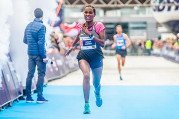 Shegae Maeregu at the Gdynia Half Marathon (Organisers)