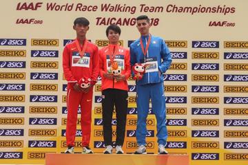 at the IAAF World Race Walking Team Championships (Getty Images)