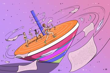 Running and poetry (Christel Saneh)