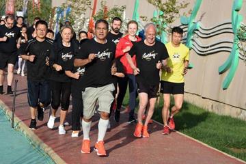 Runners take part in the IAAF Run 24-1 event in Lanzhou (IAAF)