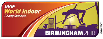 IAAF World Indoor Championships Birmingham 2018 logo (IAAF)