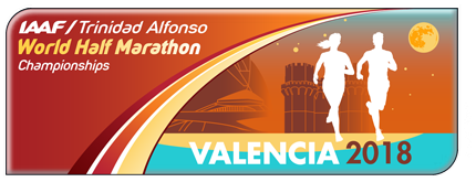 IAAF World Half Marathon Championships Valencia 2018 logo (IAAF)