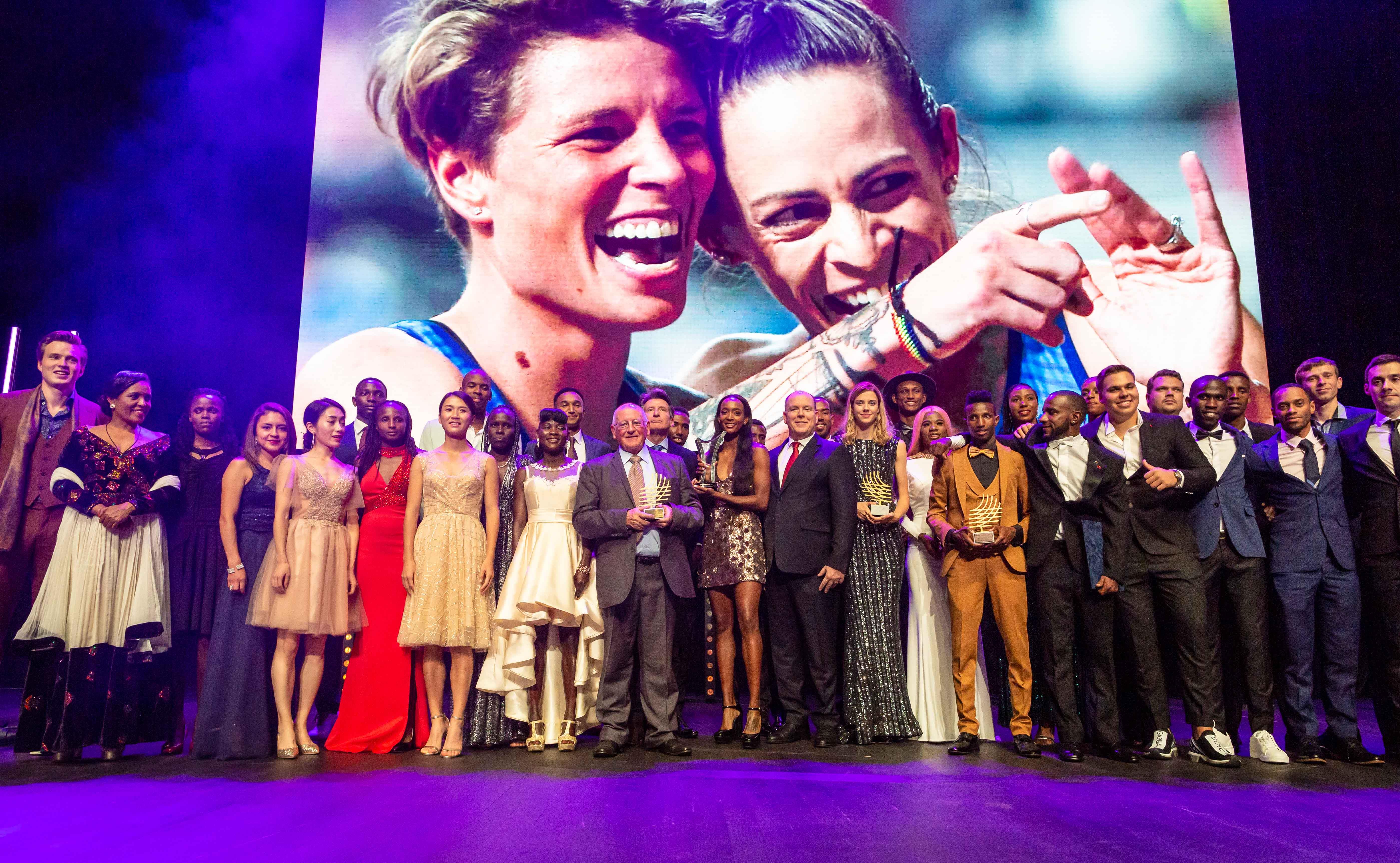 All of the award winners at the World Athletics Awards 2019 (Dan Vernon)