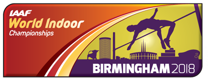 IAAF World Indoor Championships Birmingham 2018 logo (IAAF)