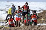 Japhet Kipyegon Korir leads the senior men's race at the 2013 IAAF World Cross Country Championships, Bydgoszcz, Poland on Sunday 24 March (Getty Images)
