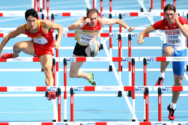 Sergey Shubenkov Liu Xiang Daegu SPIKES ()