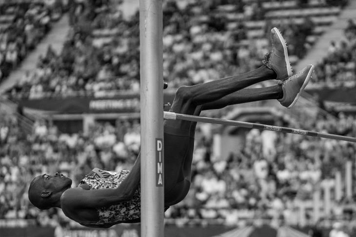 Mathew Sawe competes at the Paris Diamond League (Matthew Quine)