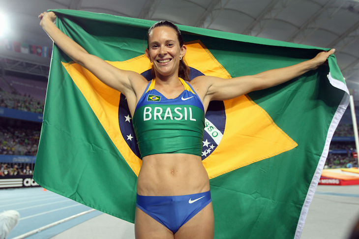 Fabiana Murer Brazil Flag ()