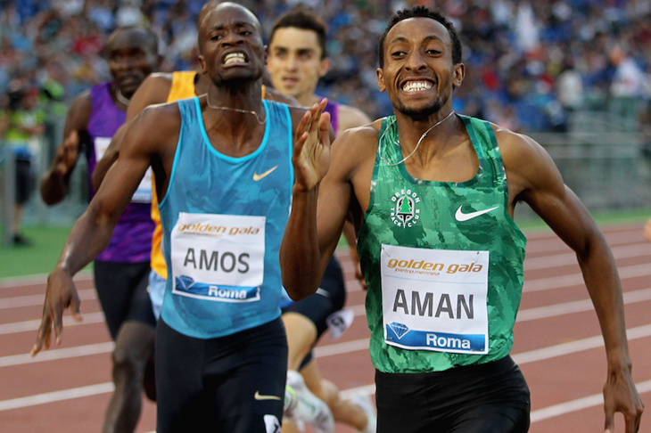Mohammed Aman Rome Diamond League ()