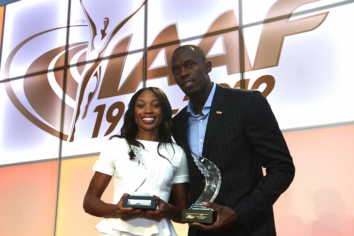Usain Bolt Allyson Felix ()