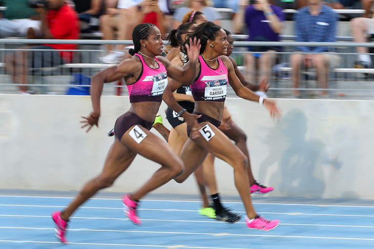 100m US trials women ()