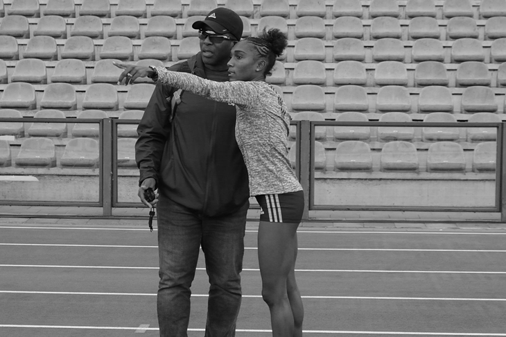 Natoya Goule at training (Michelle Sammet)