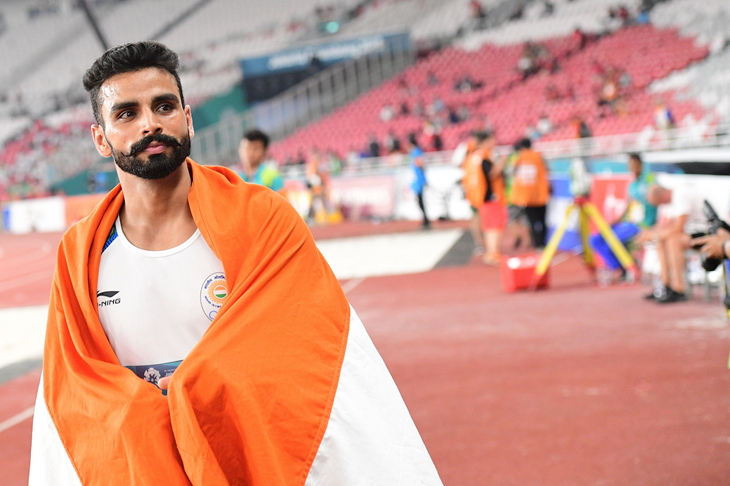 Arpinder Singh at the 2018 Asian Games (AFP / Getty Images)