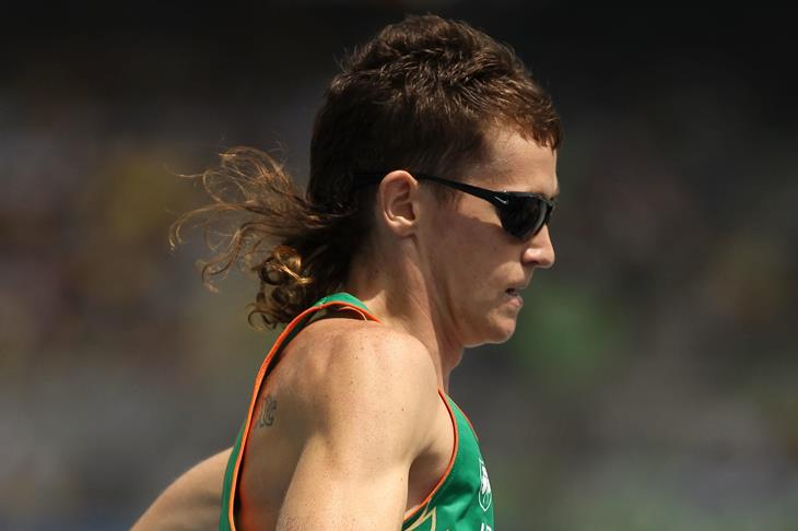 Ciarán Ó Lionáird in action in the heats in Daegu ()