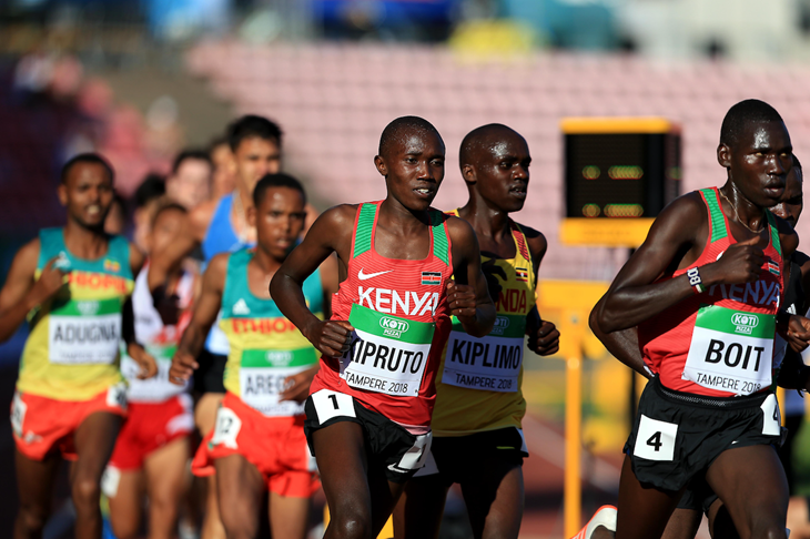 Rhonex Kipruto and Solomon Boit in Tampere (Getty Images)