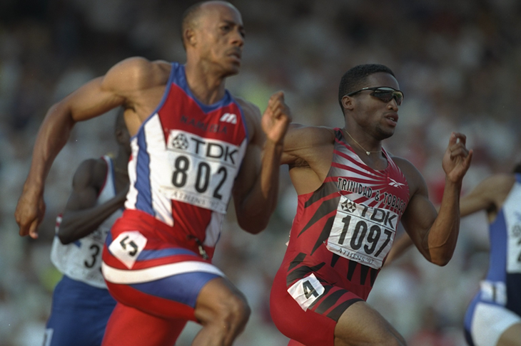 Frankie Fredericks and Ato Boldon ()