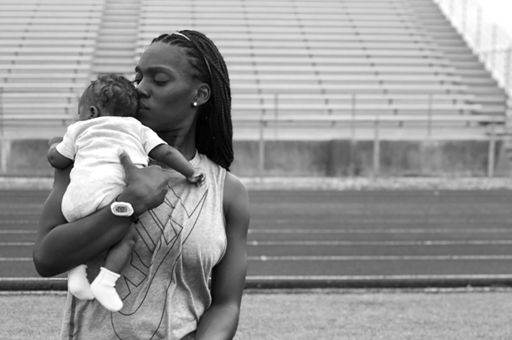 Dawn Harper Nelson with daughter Harper (Dawn Harper Nelson)