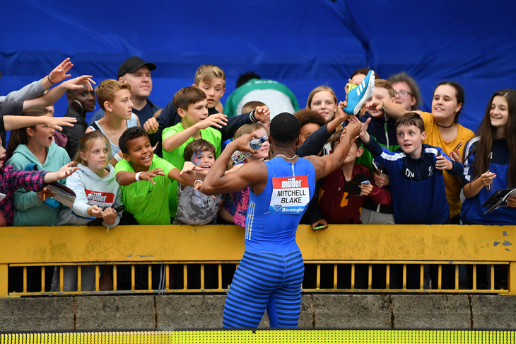 Nethaneel Mitchell-Blake at the British Outdoor Championships 2018 (Getty Images)