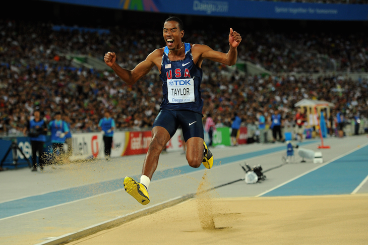Christian Taylor Daegu celebration ()