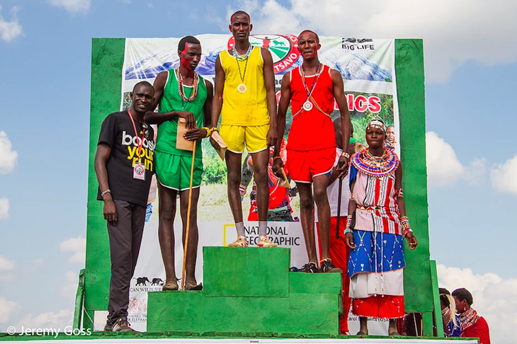 David Rudisha at the Maasai Olympics (Jeremy Goss)