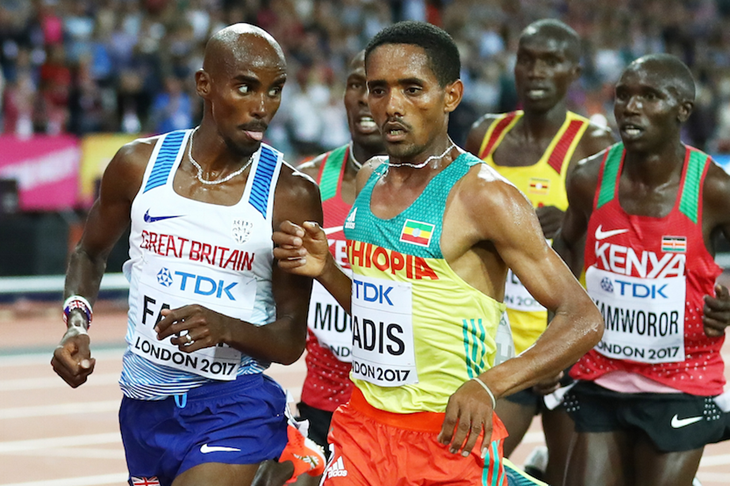 Mo Farah Abadi Hadis Men's 10k London 2017 ()