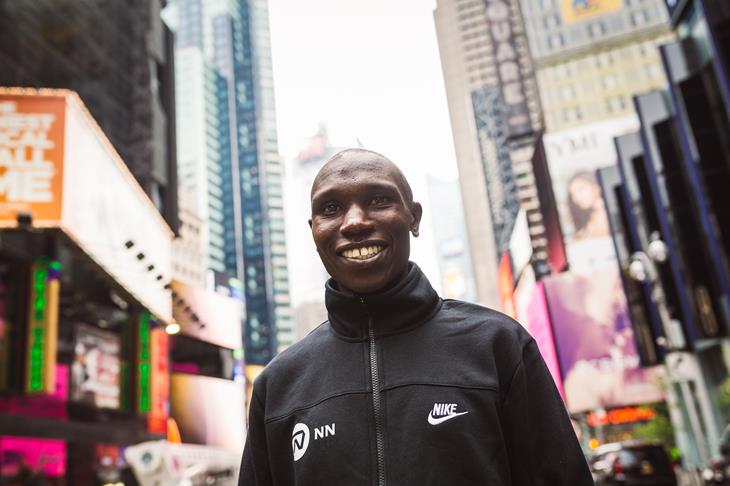 Geoffrey Kamworor in New York (Dan Vernon)