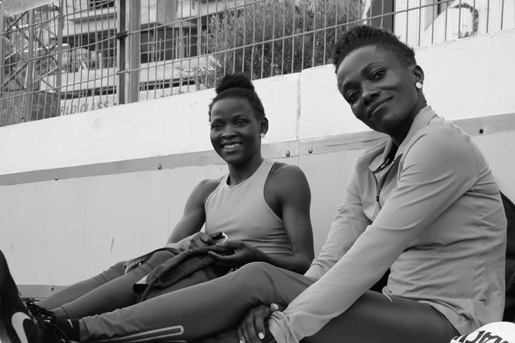 Winnie Nanyondo at the Monaco Diamond League (Michelle Sammet)