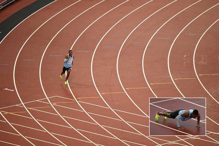 Makwala Solo 200m With Press Up ()