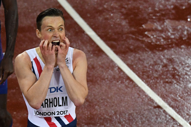 Karsten Warholm Shock in London ()