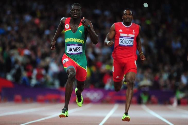 Kirani James wins th 400m at the London 2012 Olympic Games (Getty Images)