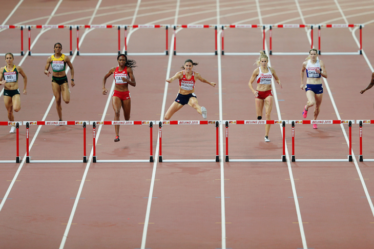 Women's 400m hurdles final Beijing ()