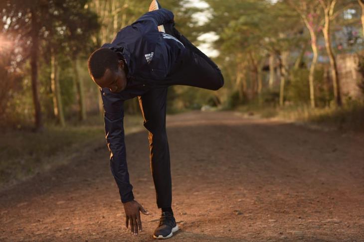 George Manangoi in training (Lennx Mpokeh)
