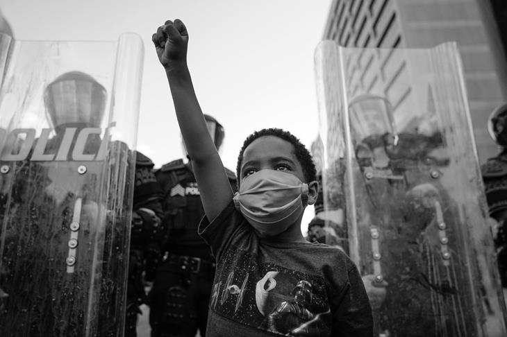 US protests ()