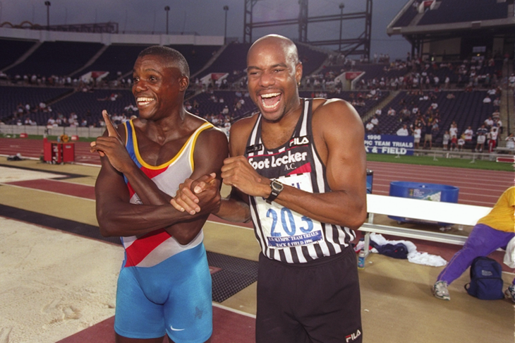 Mike Powell and Carl Lewis ()